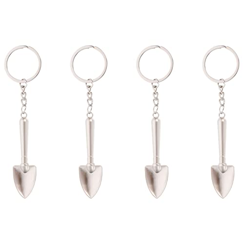 LIFKOME Schlüsselringe 4Pcs Mini Schaufel Mini Schaufel Schlüsselbund Mini Schaufel Schlüsselringwerkzeuge Schlüsselringformanh?nger Keychain Schraubenschlüssel Schlüsselanhänger von LIFKOME