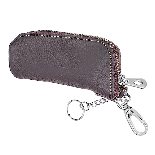 LIFKOME Pu Leder Schlüssel Und Münzbörse Geldbeutel Haken Und Reißverschluss Für Autoschlüssel Münzen Ringe Und Armbänder Kompakte Für Damen Und Herren von LIFKOME