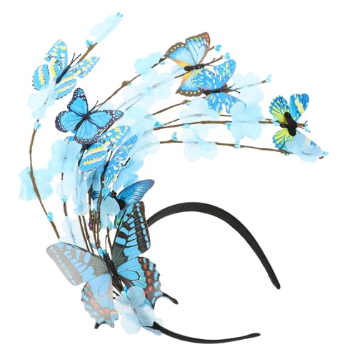 LIFKOME Schmetterling Haarreif Damen Leichtes Fascinator Stirnband für Tea Party Eleganter Haarschmuck Modisches Kopfschmuck Geschenkidee für Frauen und Mädchen von LIFKOME