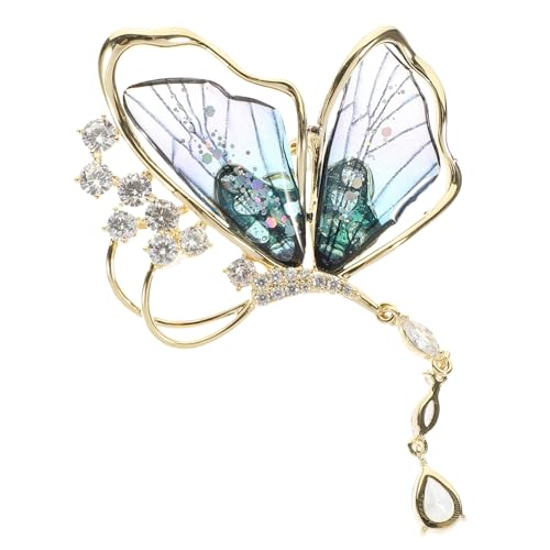 LIFKOME Schmetterlings Brosche Damen Anstecknadel Elegantes Design Legierung Material Langlebig Geschenkidee für Kleidung und Mantel Accessoire von LIFKOME