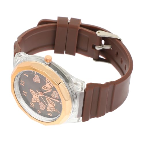 LIFKOME Damen Armbanduhr Mit Butterfliegen- Modische Quarzuhr Mit Silikonarmband Elegante Analoge Uhr Für Frauen Klassisch Und Langlebig Für Jeden Anlass von LIFKOME