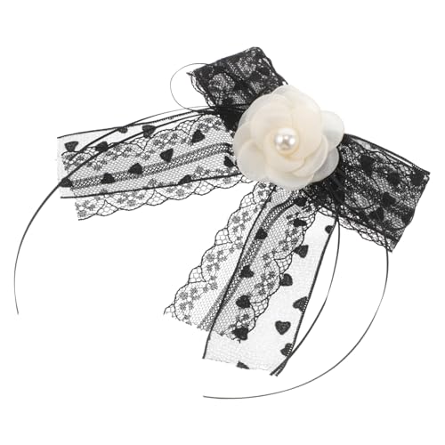 LIFKOME Schwarze Spitzen-schleifenbrosche Damen Vintage Schleifen-anstecknadel mit Netzband für Kleidung Vielseitiges Accessoire für Kleider Blusen Jacken und Festliche Anlässe von LIFKOME