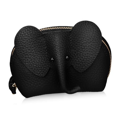 LIFKOME Elefanten-geldbörse Mit Reißverschluss Damen-Clutch Mini-geldbörse Für Den Täglichen Gebrauch von LIFKOME