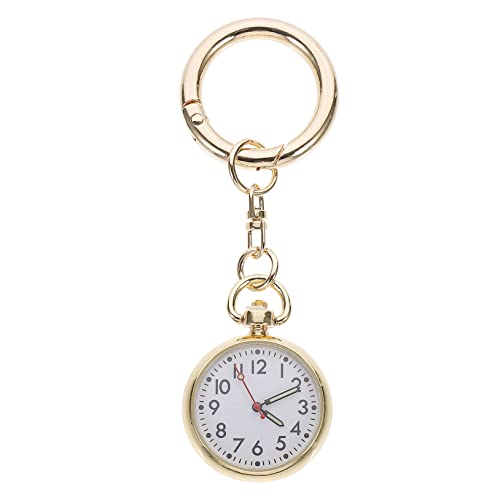 LIFKOME Taschenuhr Mit Aufhängemöglichkeit Leuchtende Uhr Tragbare Uhr Mit Schlüsselanhängerklappe Für Krankenschwesteruhr Und Alltag von LIFKOME