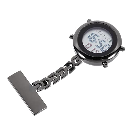 LIFKOME Krankenschwesteruhr Digital für Damen Legierung Taschenuhr mit Anstecknadel Abzeichen Uhr für Pflegekräfte Digitale Uhr für Krankenpflege für Krankenschwestern von LIFKOME