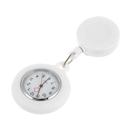 LIFKOME Krankenschwesteruhr Einziehbar Taschenuhr Unisex Silikon Armbanduhr Leicht Zum Tragen von LIFKOME