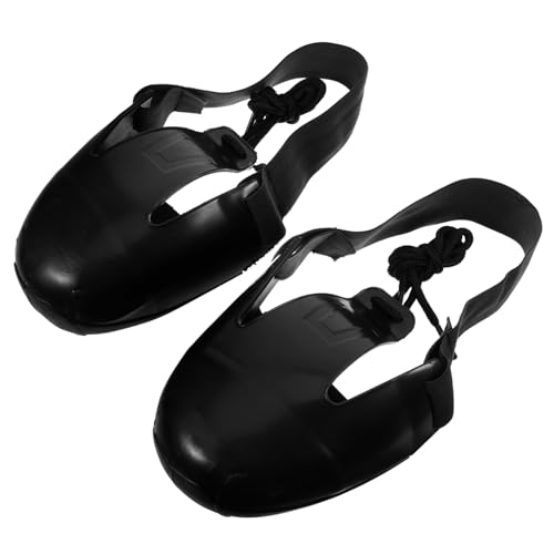 LIFKOME Sicherheitsüberschuhe Stahlkappen Stahl rutschfest Verschleißfest Universalgröße Schützende Überzieher für Arbeitsschuhe und Besucher in Produktionsbereichen von LIFKOME