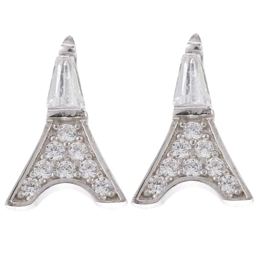 LIFKOME Silber Eiffelturm Ohrstecker Damen Ohrschmuck Weißgoldfarbig Romantisch Leicht Elegant Alltag und Party LIFKOME Silber Eiffelturm Ohrstecker Damen Ohrschmuck Weißgoldfarbig Romantisch Leicht Elegant Alltag und Party von LIFKOME