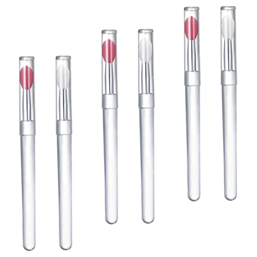LIFKOME Silikon-lippenpinsel-set 6-teilig/kit Make-up-pinsel Für Lippenstift Borsten Werkzeug Kompakt Tragbar Für Damen von LIFKOME