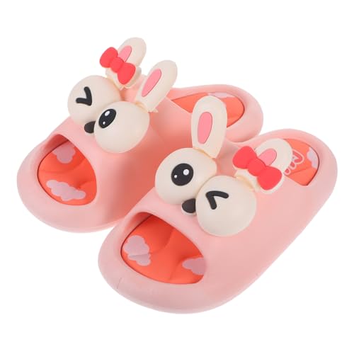 LIFKOME Slipper Sommer Sandalen mit Rutschfester Weicher Sohle Bequeme Hausschuhe für Jungen und Mädchen Geeignet für Zuhause Strand und Dusche Material von LIFKOME