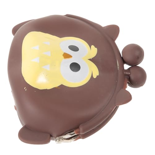 LIFKOME Cartoon Geldbörse Für Damen Niedlicher Katzenkopf-münzbeutel Aus Silikon Leicht Und Kompakt Für Reisen Büro Und Shopping Vielseitig Einsetzbar von LIFKOME