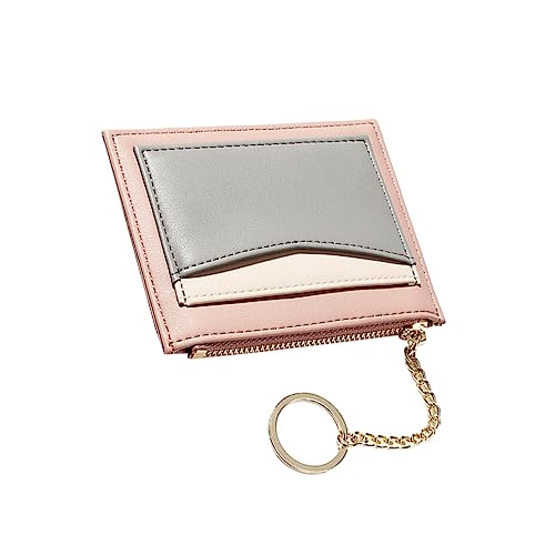 LIFKOME Splice Multi Purse Damen Geldbörse Mit Langem Reißverschluss Schlüsselanhänger Und Mehreren Kartenfächern Schlichtes Portemonnaie Und Langlebig von LIFKOME