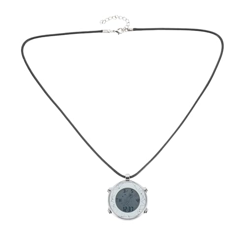 LIFKOME Elektronische Umhängeuhr Tragbare Digitaluhr Digitaluhr mit Halskette Digitaler Taschenalarm Halsuhren für Frauen von LIFKOME