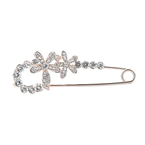 LIFKOME Brosche Mit Sicherheitsverschluss Hemd-brustnadel Aus Hochwertiger Legierung Blumen-brustnadel Für Elegantes Styling Hut-abzeichen Mit Frischem Design Blumen-sicherheitsnadel Zum a von LIFKOME