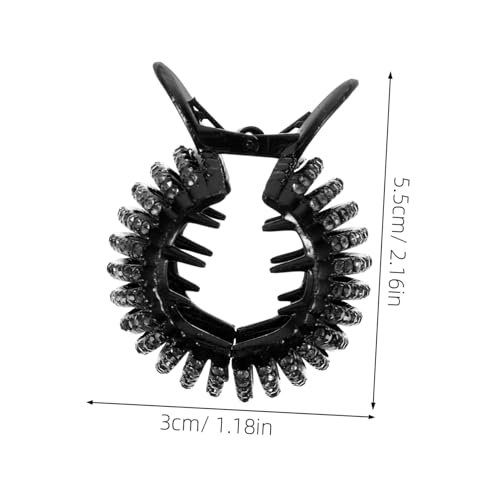 LIFKOME Strass Haarkralle für Damen Großer Ponytail Clip Modischer Haarschmuck mit Funkelndem Stabiler Haarhalter für Hochzeits und Alltagsfrisuren von LIFKOME