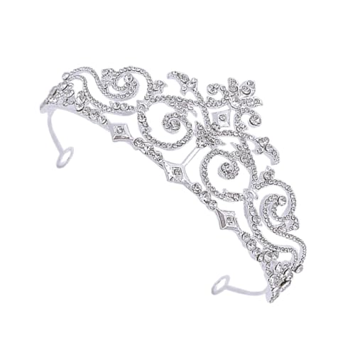 LIFKOME Strass Tiara Krone für Damen Eleganter Rhinestone Haarreif Leichtes und Langlebiges Braut Kopfschmuck Stilvolles Accessoire für Hochzeit Party und Festveranstaltungen von LIFKOME