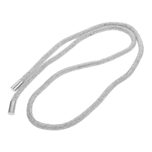 LIFKOME Strass-schnürsenkel mit Baumwollkern Glitzerndes Rhinestone Band für DIY Vielseitig als Hoodie-kordel Taillengürtel Schuhdeko Farbiger Strass-schnur mit Weichem von LIFKOME