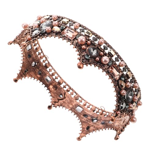 LIFKOME Strass-stirnband Für Braut Barockes Hochzeits-tiara Für Frauen Haarteil Für Hochzeit Dekoratives Stirnband Mit Strasssteinen Brautkopfschmuck Für Abschlussball von LIFKOME