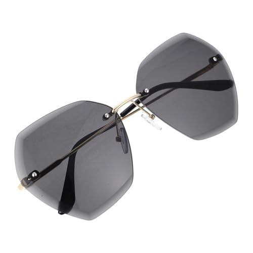 LIFKOME Stylische Randlose Sonnenbrille aus Robustem PC material Modisches Partyaccessoire Unisex All match Eyewear für Erwachsene Bequemer Sitz Langlebig für Jeden Anlass von LIFKOME