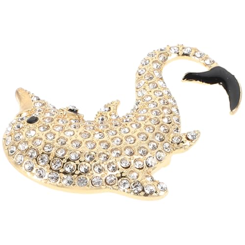 LIFKOME Stylische Süße Delfin Brosche mit Funkelnden Strasssteinen Trendige Tier Anstecknadel für Mäntel und Anzüge für Frauen Modisches Accessoire von LIFKOME