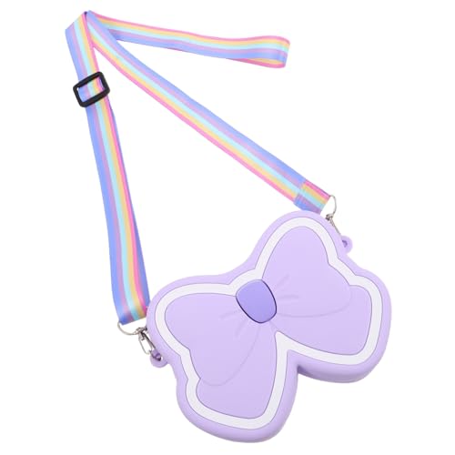 LIFKOME Lovely Mädchen Schultertasche Mit Schleifen-Design Süße Cartoon Umhängetasche Für Kleine Mädchen Strapazierfähige Und Farbenfrohe Kindertasche Für Alltag von LIFKOME