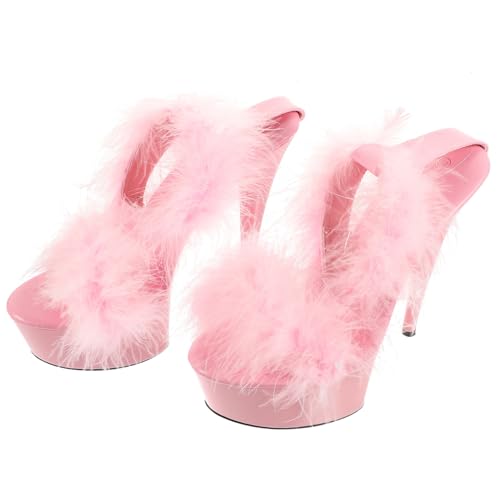 LIFKOME Super High Heel Sandalen Damen Elegant Rutschfeste Absatzschuhe Sommer Party Schuh Zufällige Farbe von LIFKOME