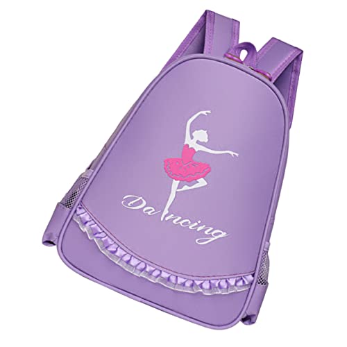 LIFKOME Ballett-Tasche Für Mädchen Kinderrucksack Aus Oxford Polyester Mit Verstellbarem Riemen Praktisch Für Schule Tanz Und Alltag von LIFKOME