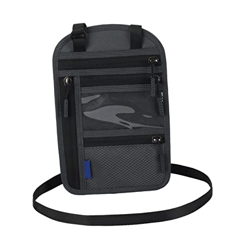 LIFKOME Reisepasshülle Für Damen Mit RFID Schutz Tragbare Reisetasche Für Dokumente Umhängetasche Für Reisen Multifunktionale Brusttasche Stylisches Design Für Reisende Und von LIFKOME