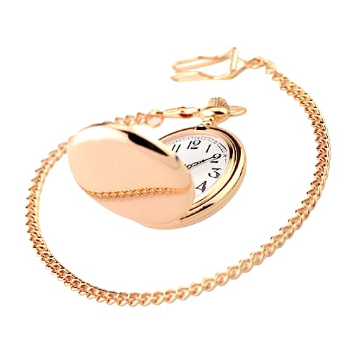 LIFKOME Digitaler Clamshell Hängeuhr Retro Taschenuhr Mit Kette Für Zeitmessung Und Dekoration Aus Robustem Legierungsmaterial von LIFKOME