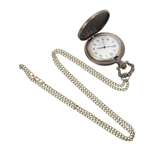 LIFKOME Vintage Taschenuhr Für Männer Mit Kette Retro Design Als Zum Vatertag Stabile Konstruktion Für Herren Und Damen Geeignet von LIFKOME
