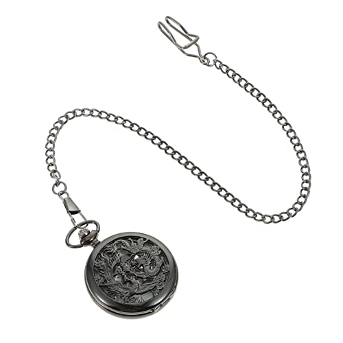 LIFKOME Vintage Taschenuhr Mit Römischen Ziffern Retro Hängende Mechanische Uhr Elegante Kettenuhr Für Damen Und Herren Einzigartiges Design Für Besondere Anlässe von LIFKOME