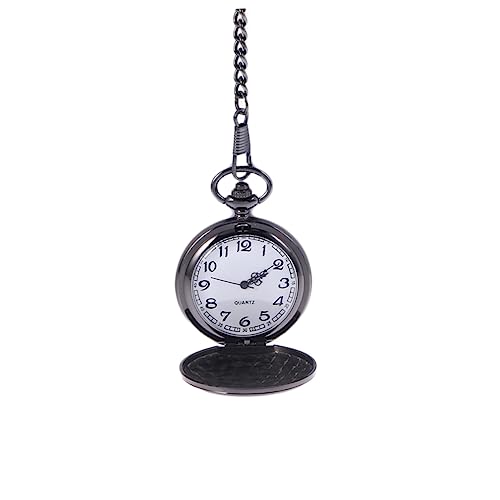 LIFKOME Herren Taschenuhr Edelstahl Mit Kette Mechanische Blanko Taschenuhr Vintage Mit Arabischen Ziffern Abnehmbare Kette Für Herren Und Damen Zu Weihnachten Und von LIFKOME