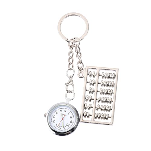 LIFKOME Schlüsselanhänger-taschenuhr Mit Rechenhilfe-Design Tragbare Praktischer Schlüsselanhänger Mit Hängeuhr-Funktion Für Verschiedene Anlässe von LIFKOME