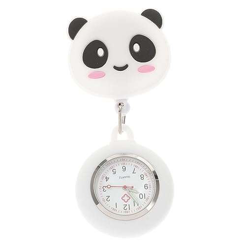 LIFKOME Taschen Uhr Mit Verstellbarem Gurt Krankenschwester-hängeuhr Mit Panda-Motiv Zeitmess-brustuhr Für Pflegekräfte Und Zeitnehmer von LIFKOME