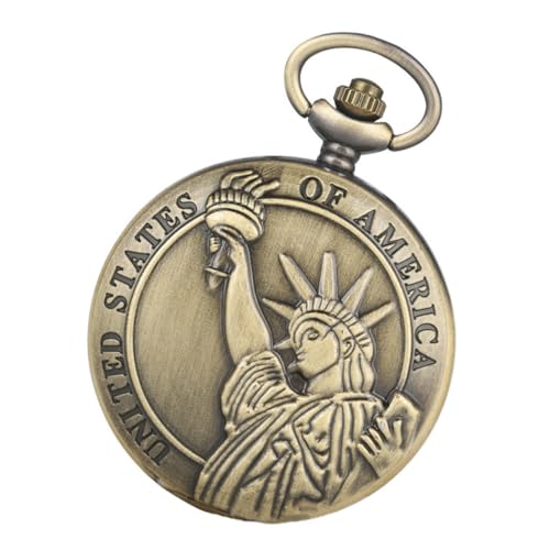 LIFKOME Retro-taschenuhr Aus Klassisches Design Mit Hochwertiger Quarzwerk-Uhr Und Stabiler Kette Als Geschenk Oder Reiseaccessoire von LIFKOME