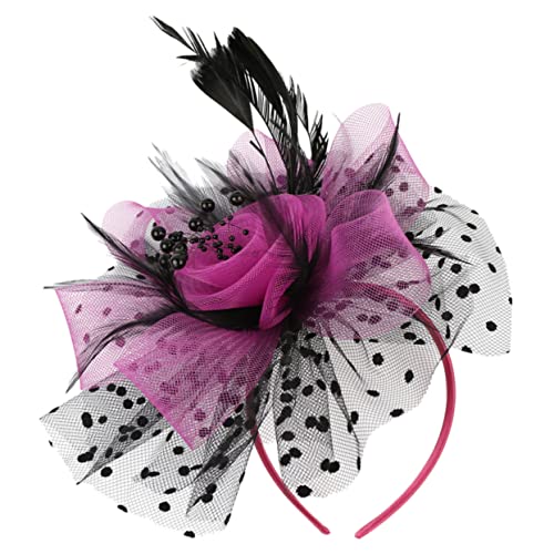 LIFKOME Tea Party Fascinator Mit Bunten Federn Und Netz Abnehmbarer Haarclip Und Stirnband Für Hochzeiten Und Besondere Anlässe Damen-accessoire von LIFKOME