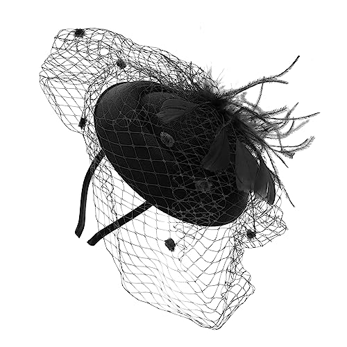 LIFKOME Tea Party Fascinator Mit Federn Und Netz Elegantes Haarschmuck-accessoire Für Hochzeiten Bankette Und Festlichkeiten Für Damen Und Besondere Anlässe von LIFKOME