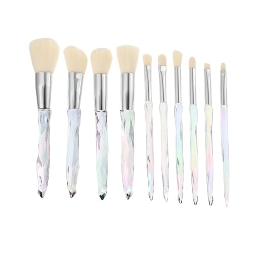 LIFKOME Teiliges Make up Pinselset mit Transparentem Kristallgriff Praktische Blush Lidschattenpinsel für Damen Vielseitige Beauty tools für Flüssiges und Puder make up Inklusive Weißer LIFKOME Teiliges Make up Pinselset mit Transparentem Kristallgriff Praktische Blush Lidschattenpinsel für Damen Vielseitige Beauty tools für Flüssiges und Puder make up Inklusive Weißer von LIFKOME