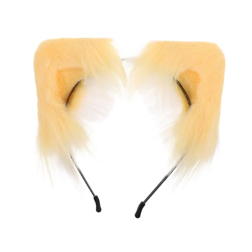 LIFKOME Tier-katzenohr-stirnband Für Mädchen Flauschiges Haarreifen-party-accessoire Süßes Weihnachtskostüm-element Leichtes Und Weiches Gesichtswaschband Langlebiger von LIFKOME