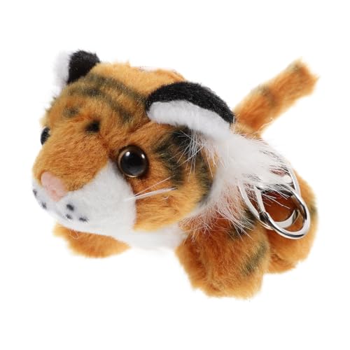 LIFKOME Tiger Schlüsselanhänger plüsch schlüsselanhänger Kuscheltier schlüsselanhänger Tiger Key Pendant Anhänger zum Aufhängen Einer Tasche Schlüsselanhänger im Tiger-Design Plüsch- von LIFKOME