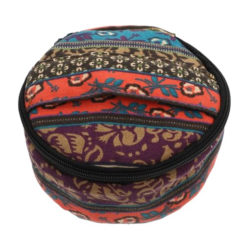 LIFKOME Tragbare Aufbewahrungstasche für Ätherische Öle Canvas Organizer für Flaschen Stoßfest Bunt Reiseetui für Damen von LIFKOME