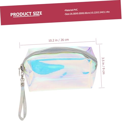 LIFKOME Tragbare Kosmetiktasche Damen wasserdichte Makeup Tasche mit Fischschuppenmuster Kulturbeutel für Reisen und Outdoor Praktischer Tool Storage Pouch als für Frauen und Mädchen von LIFKOME