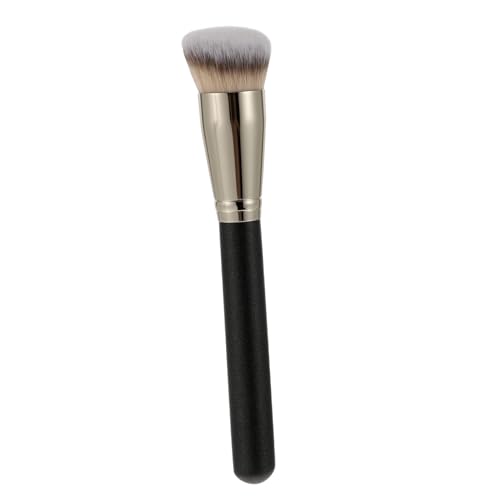 LIFKOME Tragbarer Foundation Pinsel für Damen Ergonomisch Design Kosmetik Make Up Pinsel Multifunktional zum Verblenden von Flüssiger und Puderfoundation für Schnelles Auftragen und von LIFKOME