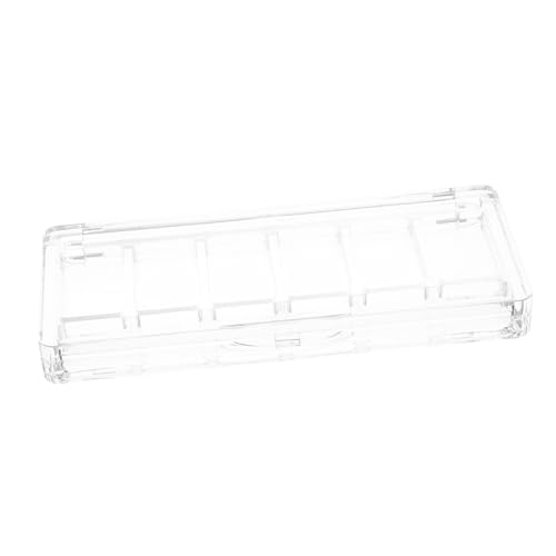 LIFKOME Transparente Lidschatten Palette Fächer Makeup Organizer Vielseitig für Lidschatten Concealer Kompakt Reisefreundlich Makeup Aufbewahrungsbox für Unterwegs von LIFKOME