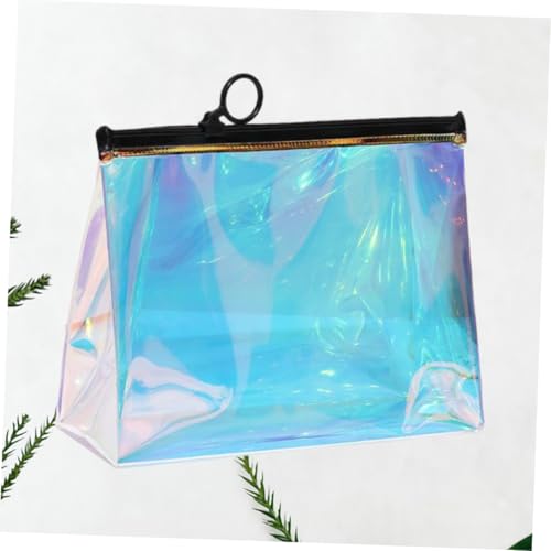 LIFKOME Transparente wasserdichte TPU Kosmetiktasche mit Reißverschluss Großer Stauraum Langlebiges Reise Organizer Make up und Toilettenartikel Kompakt und Durchsichtig für Einfache von LIFKOME