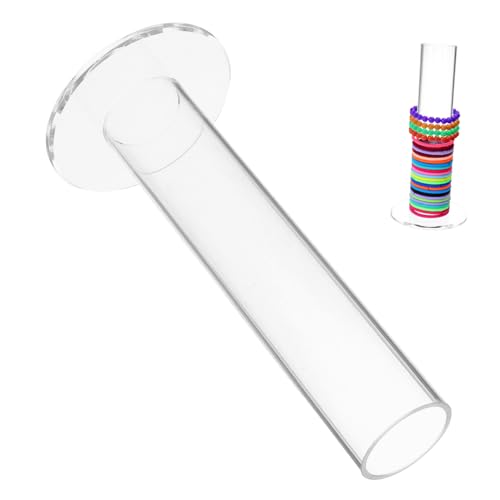 LIFKOME Transparenter Acryl Scrunchie Halter Ständer Vielseitiger Haargummi Organizer für Damen Platzsparend Robust und Langlebig für Haarbänder Schmuck und Scrunchies von LIFKOME