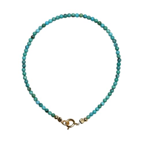 LIFKOME Türkis Armband Damen Natürliche Perlen Handgefertigt Feiner Schmuck Sommer Strand Party Accessoire Für Frauen Mädchen von LIFKOME