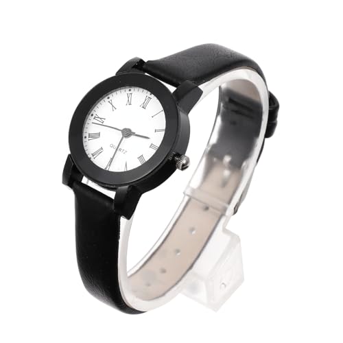 LIFKOME Damen Armbanduhr Mit Pu-lederarmband Quarzuhr Für Damen Lässige Mode Uhr Verstellbare Schnalle Präzise Mechanik Schlicht Und Elegant von LIFKOME