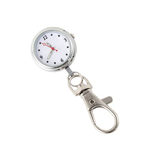 LIFKOME Schlüsselbund Taschenuhr Mit Großem Ziffernblatt Robuste Quartz-Uhr Für Junge Mädchen Und Männer Luminous Für Einfache Ablesbarkeit Für Alltag von LIFKOME