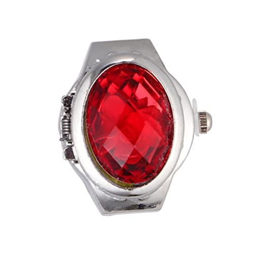 LIFKOME Uhrenförmiger Mit Gummiband Modischer Fingerring in Uhrenform Praktisches Und Dekoratives Design Für Und Frauen von LIFKOME